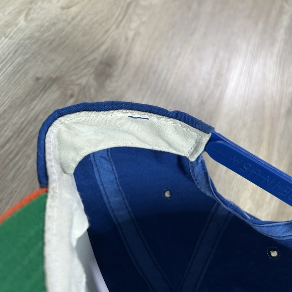 VTG Starter New York Mets Snapback Hat MLB Blue Orange Cap Made in USA - Picture 4 of 10